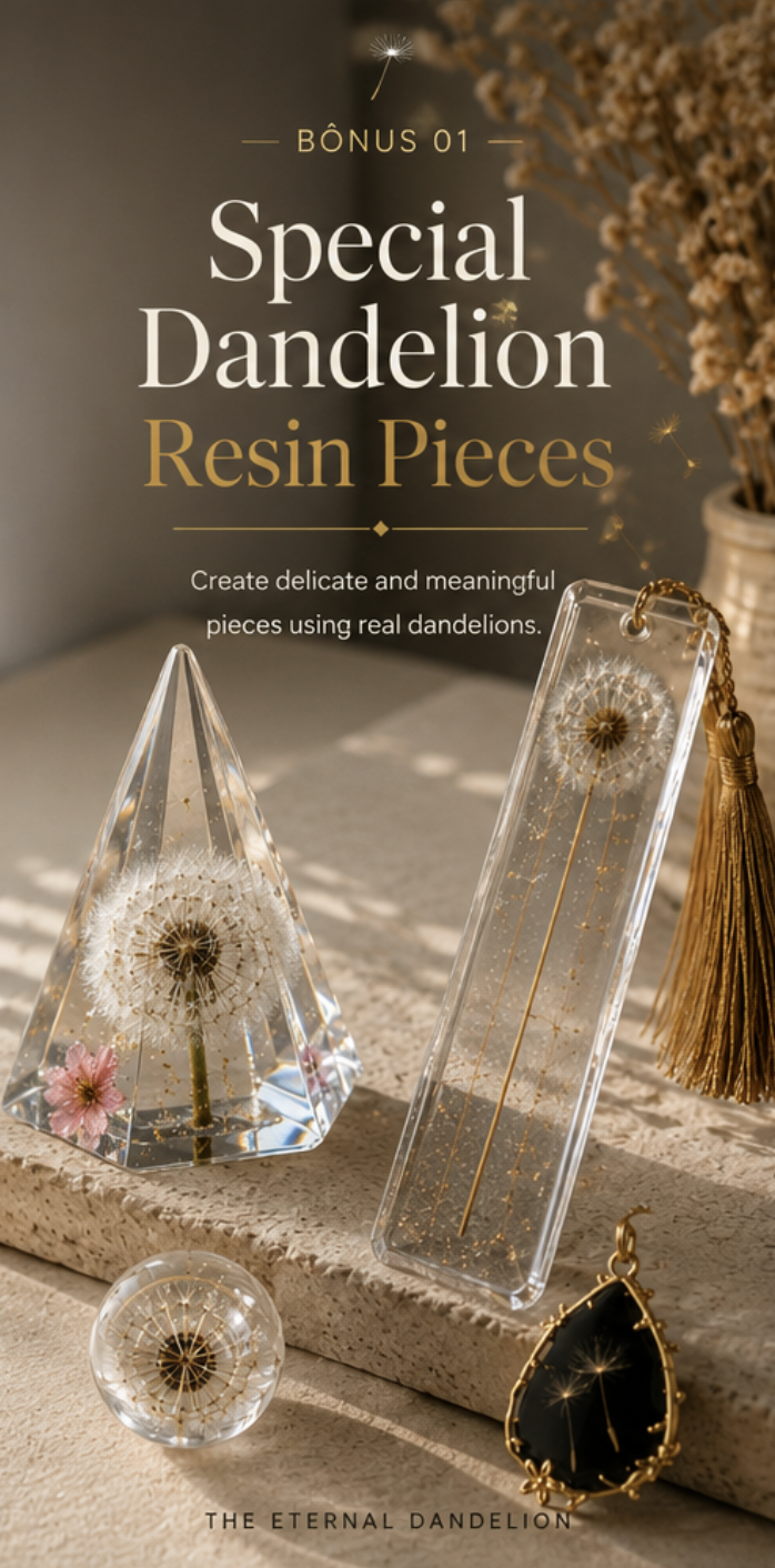 Special Dandelion Resin Pieces bonus image