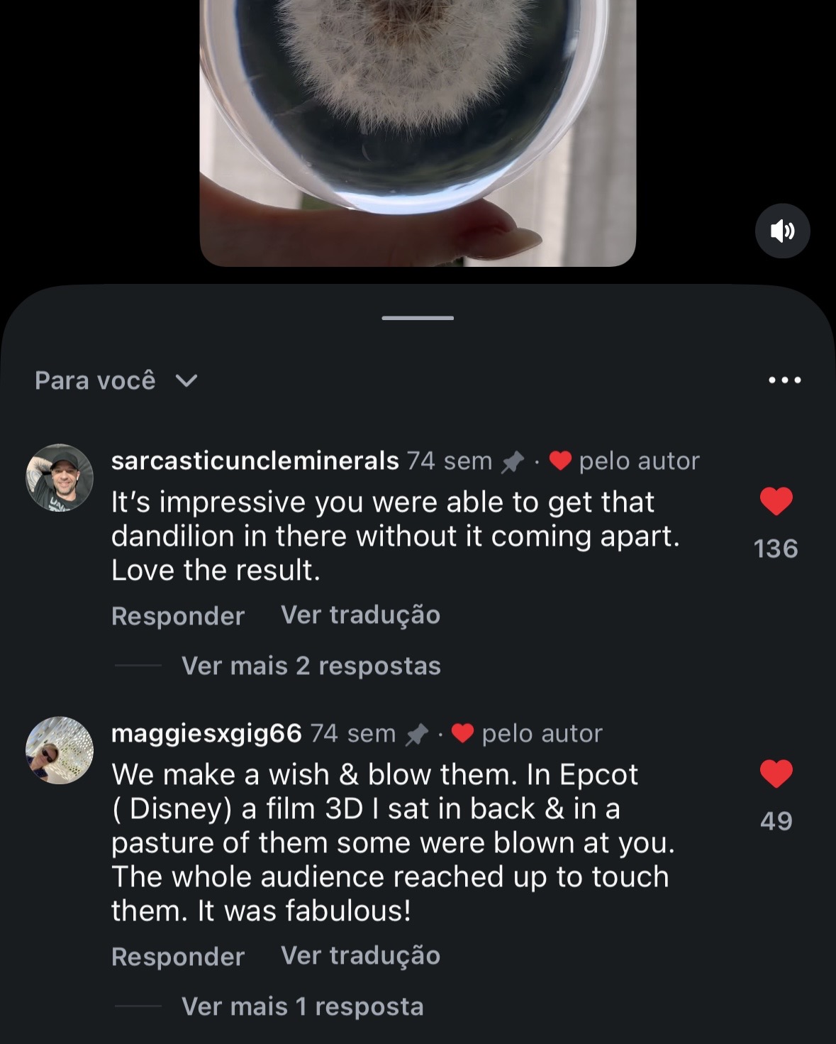 Social proof screenshot
