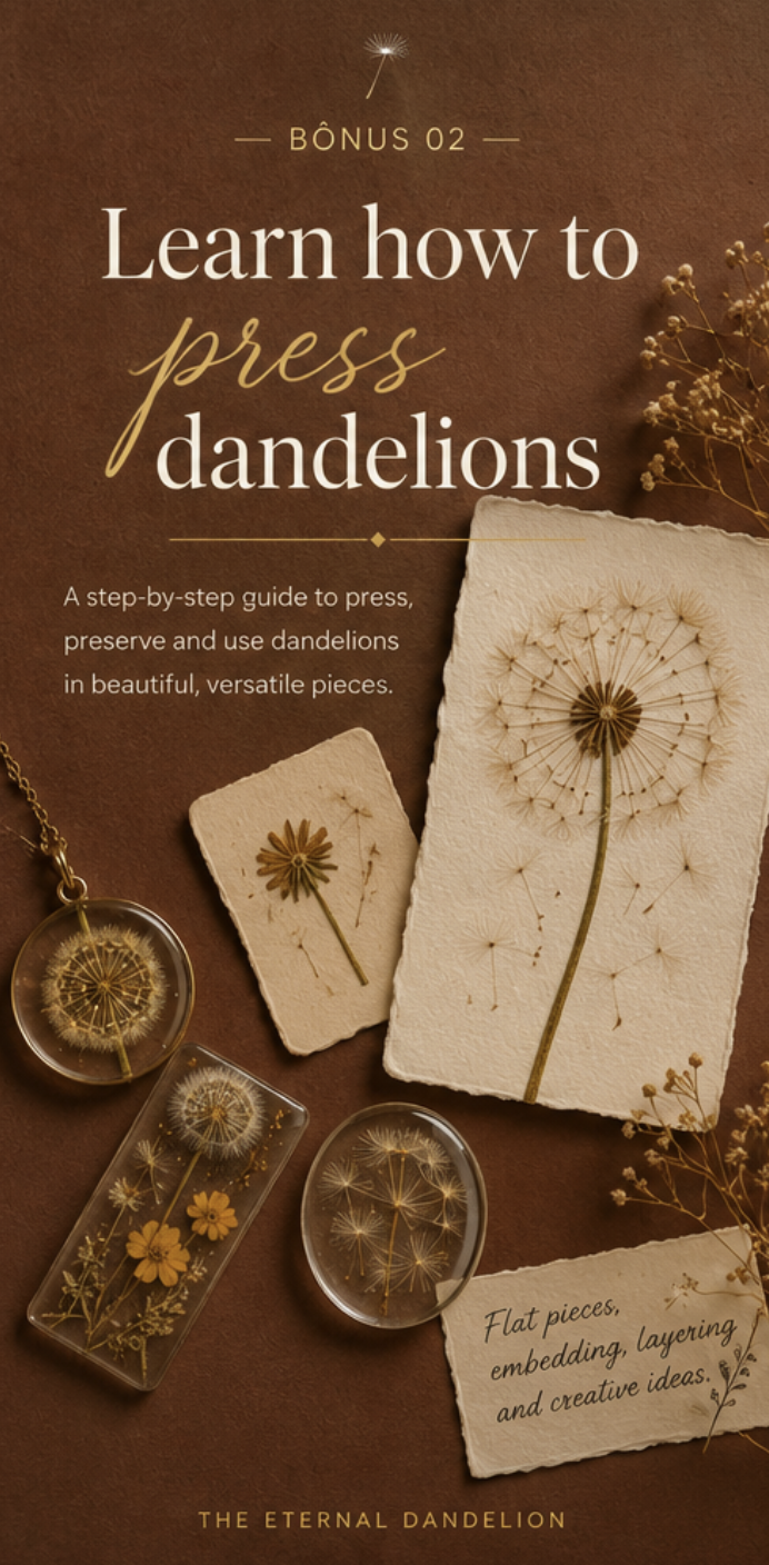 Learn how to press dandelions bonus image
