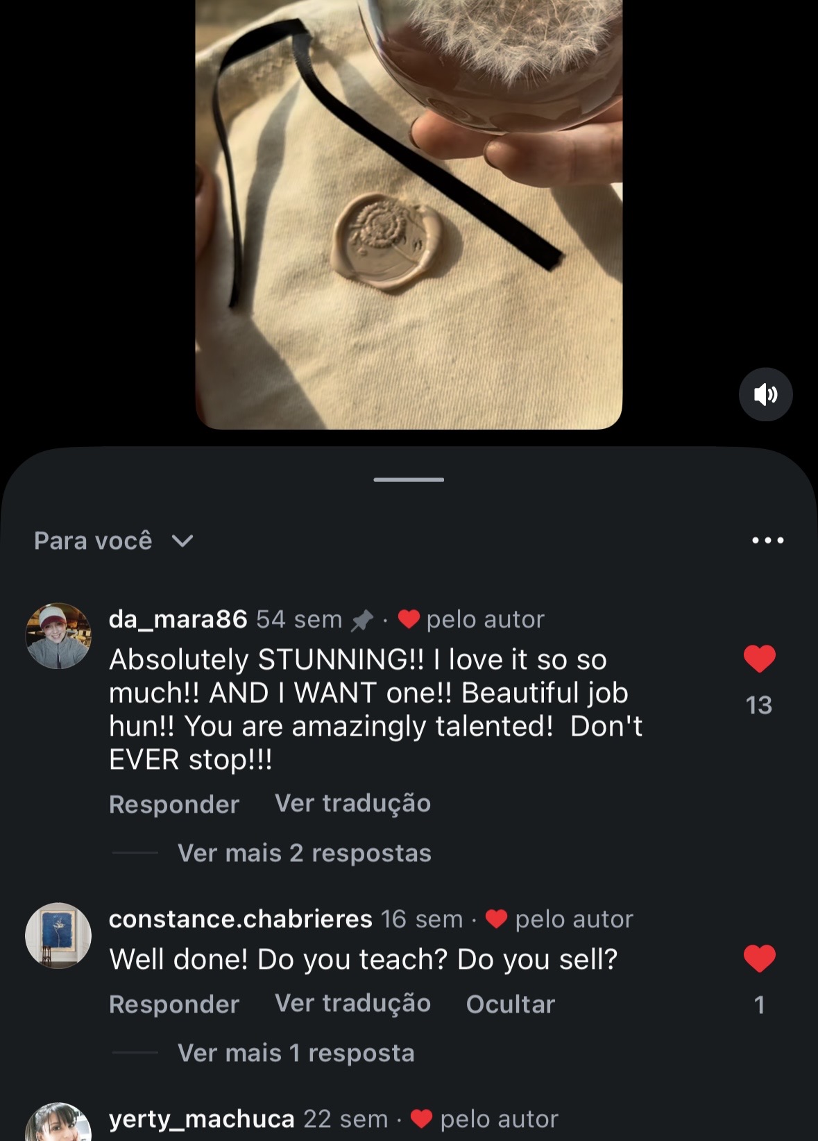 Social proof screenshot